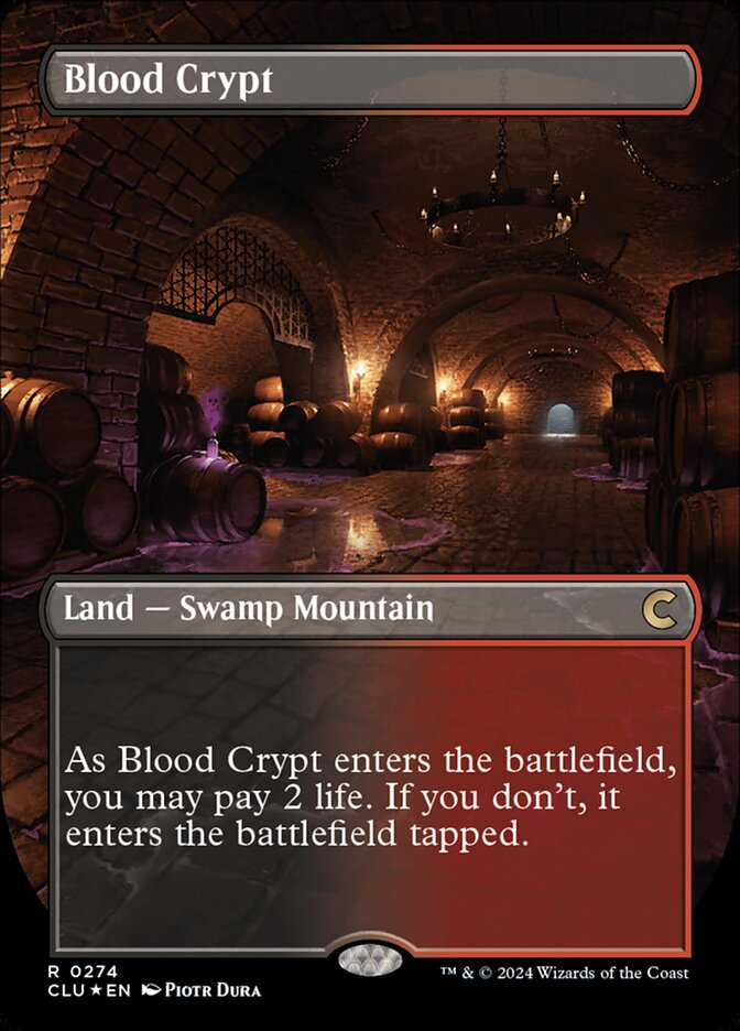 Blood Crypt 274/284 (Ravnica: Clue Edition)  - Foil | Good Games Morley