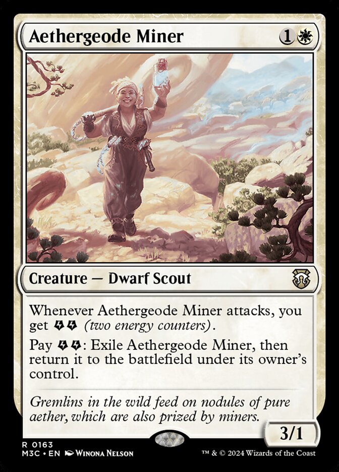 Aethergeode Miner 163/411 (Commander: Modern Horizons 3)  | Good Games Morley