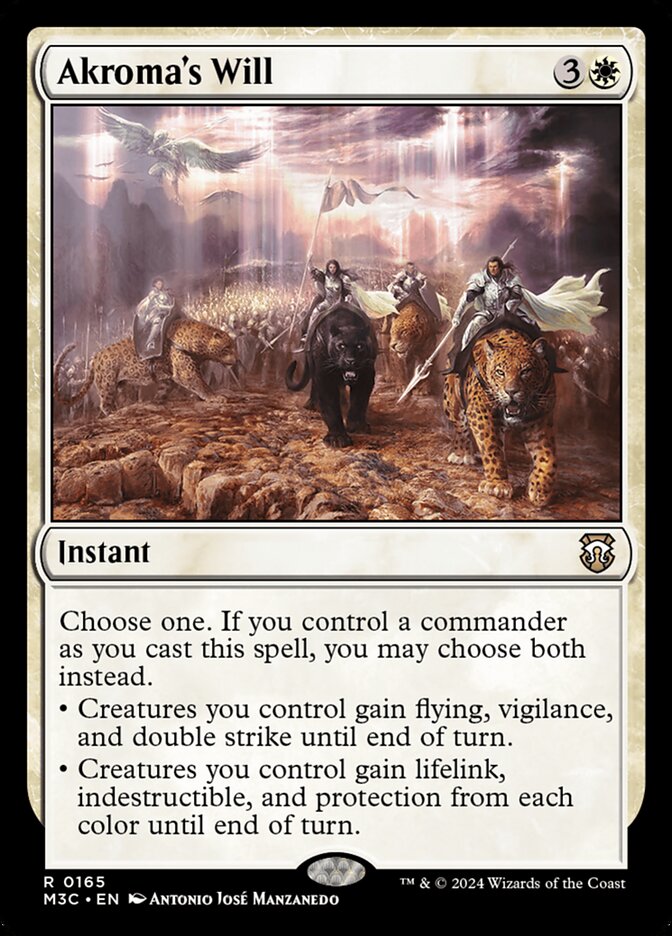 Akroma's Will 165/411 (Commander: Modern Horizons 3)  | Good Games Morley