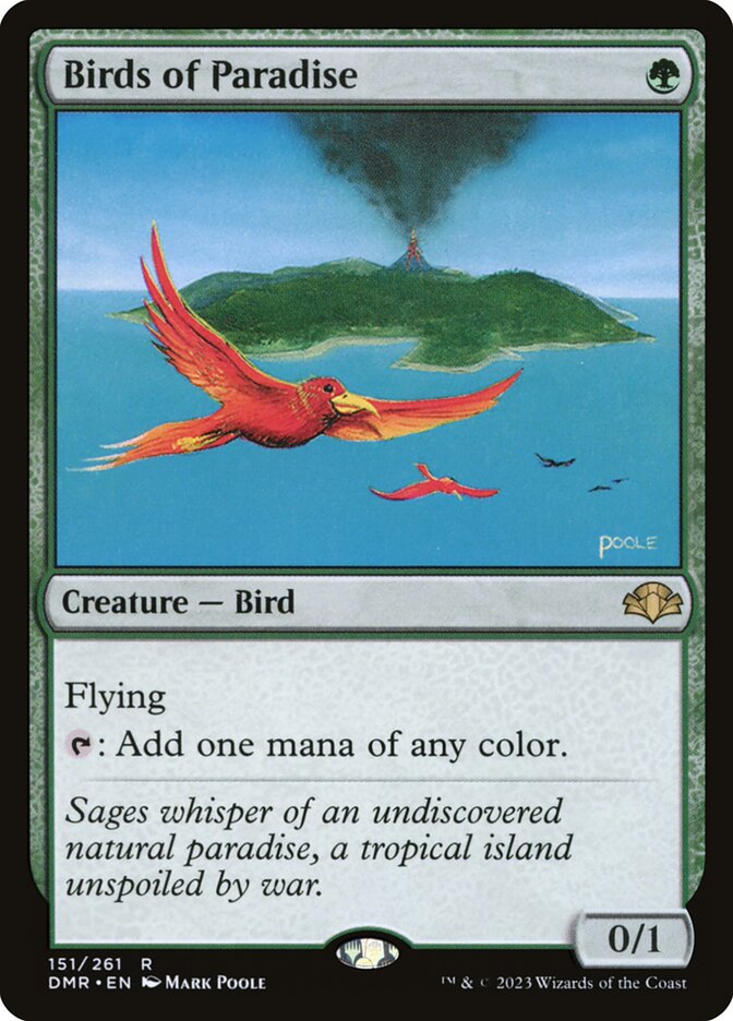 Birds of Paradise 151/261 (Dominaria Remastered)  | Good Games Morley