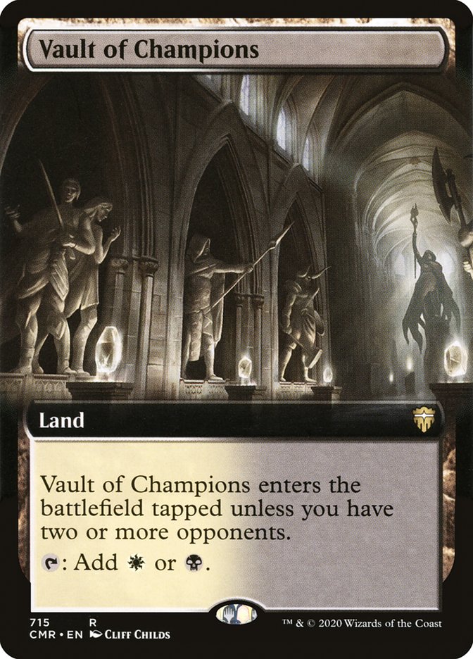 Vault of Champions 715 (Commander Legends)  - Extended Art Foil | Good Games Morley