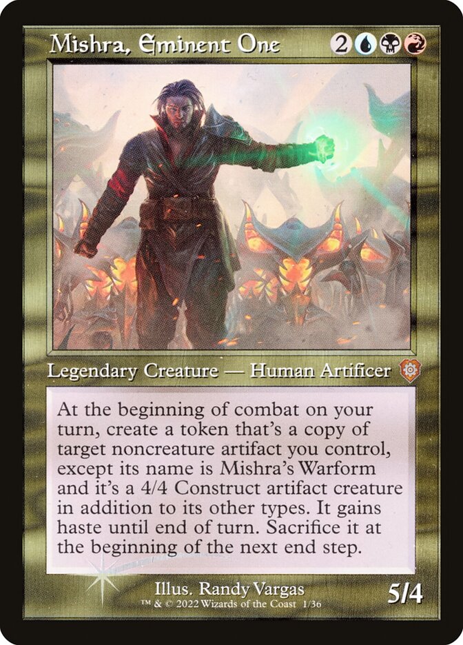 Mishra, Eminent One 1/40 (Commander: The Brothers' War)  - Foil | Good Games Morley