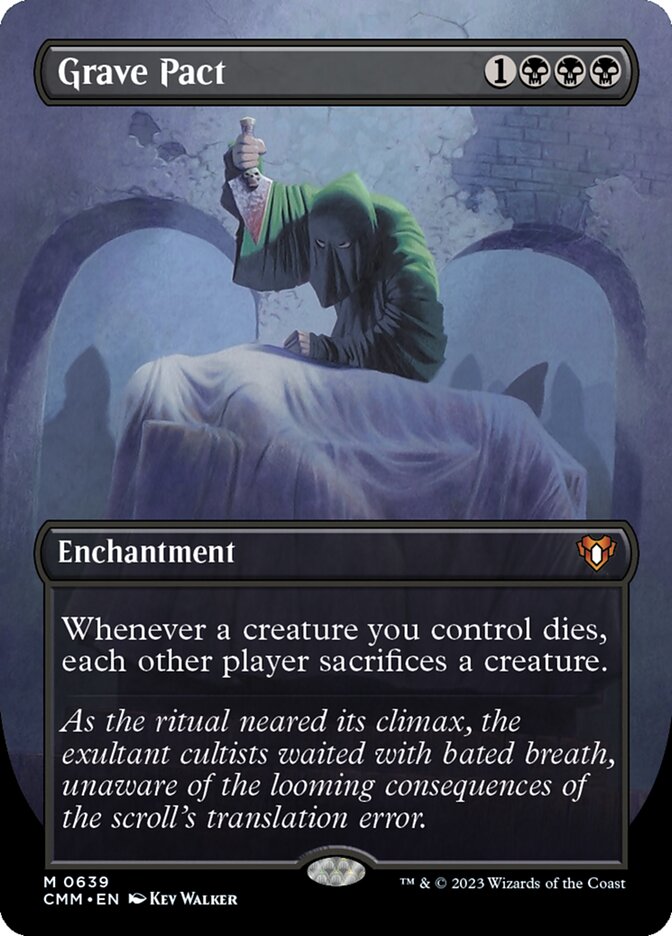 Grave Pact 639/451 (Commander Masters)  - Borderless | Good Games Morley