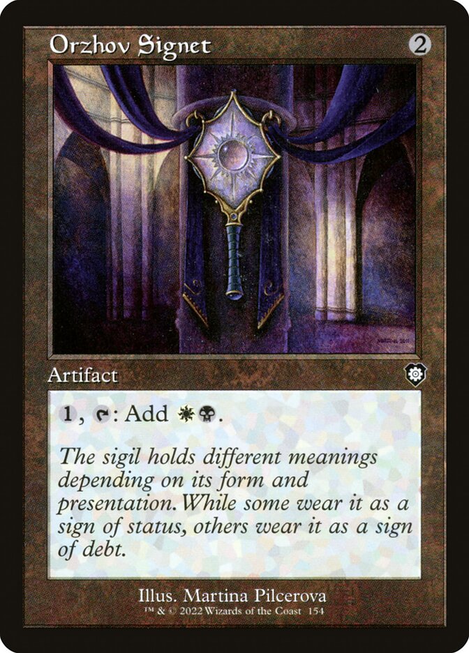 Orzhov Signet 154 (Commander: The Brothers' War)  | Good Games Morley