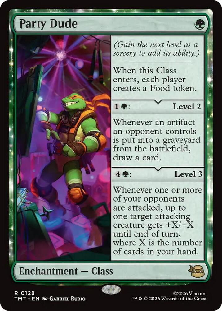 Party Dude 128 (Teenage Mutant Ninja Turtles)  - Foil | Good Games Morley