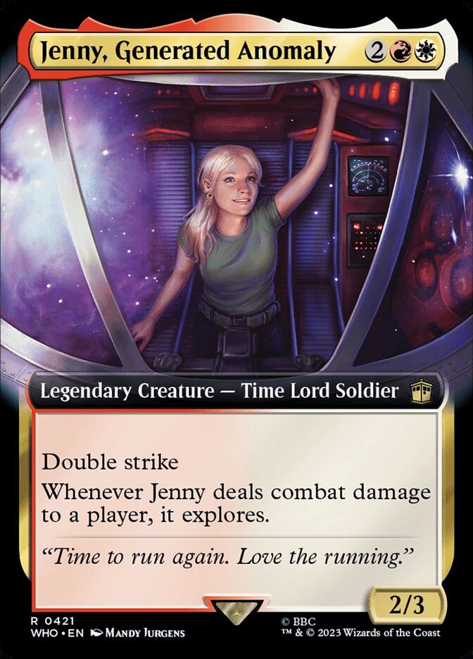 Jenny, Generated Anomaly 421/331 (Universes Beyond: Doctor Who)  - Extended Art Foil | Good Games Morley