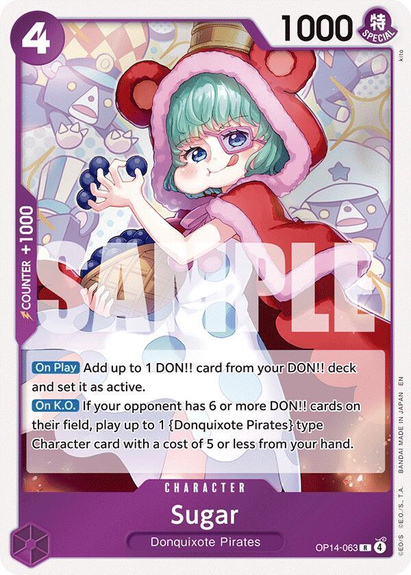 Sugar OP14-063 (The Azure Sea's Seven)  - Foil | Good Games Morley