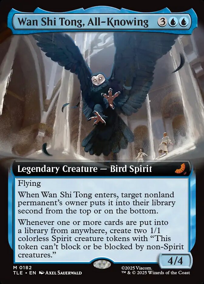 Wan Shi Tong, All-Knowing 182/317 (Avatar: The Last Airbender: Eternal-Legal)  - Extended Art Foil | Good Games Morley