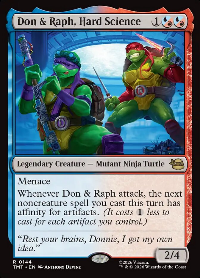 Don and Raph, Hard Science 144/190 (Teenage Mutant Ninja Turtles)  | Good Games Morley