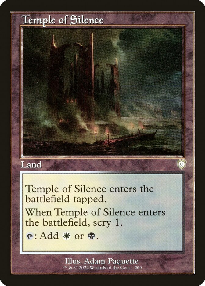 Temple of Silence 209/40 (Commander: The Brothers' War)  | Good Games Morley