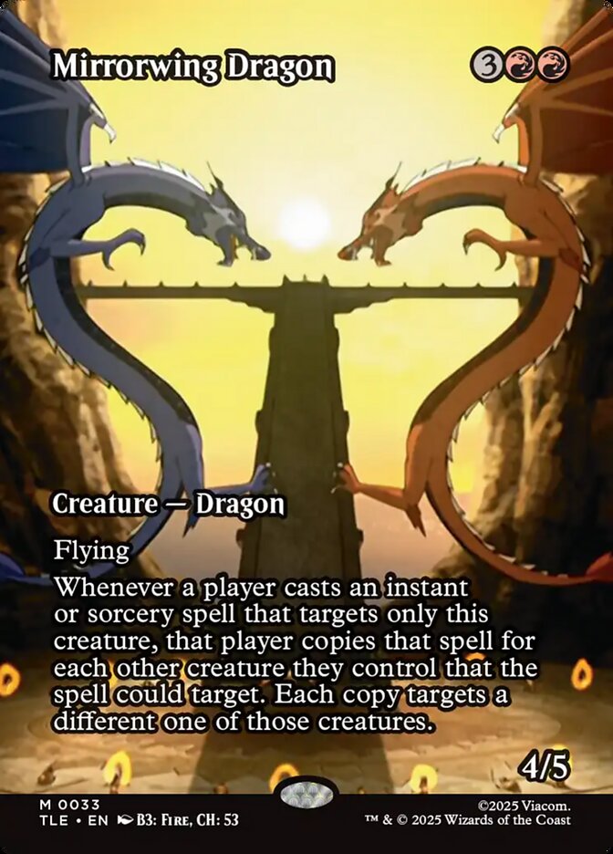 Mirrorwing Dragon 33/317 (Avatar: The Last Airbender: Eternal-Legal)  - Borderless | Good Games Morley