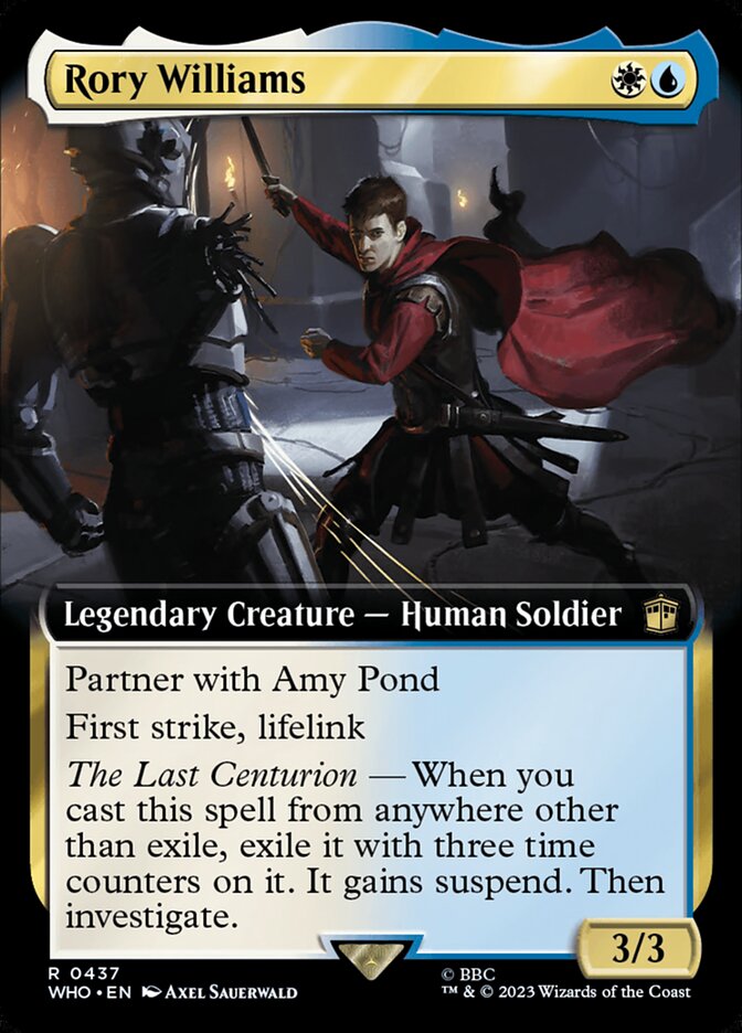 Rory Williams 437/331 (Universes Beyond: Doctor Who)  - Extended Art Foil | Good Games Morley