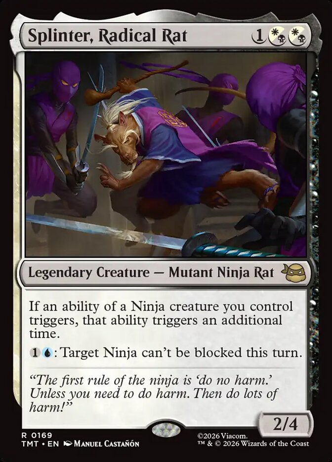 Splinter, Radical Rat 169 (Teenage Mutant Ninja Turtles)  | Good Games Morley