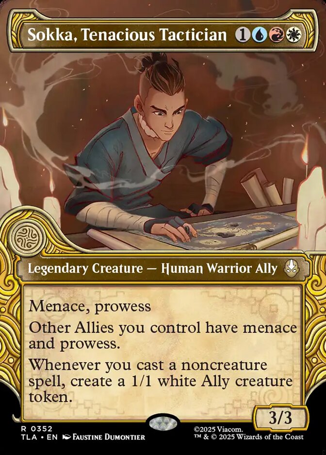 Sokka, Tenacious Tactician  352/286 (Avatar: The Last Airbender)  - Showcase Foil | Good Games Morley