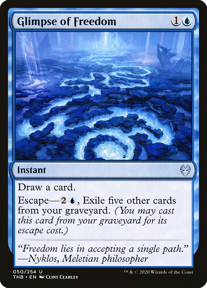 Glimpse of Freedom 50/254 (Theros Beyond Death)  - Foil | Good Games Morley