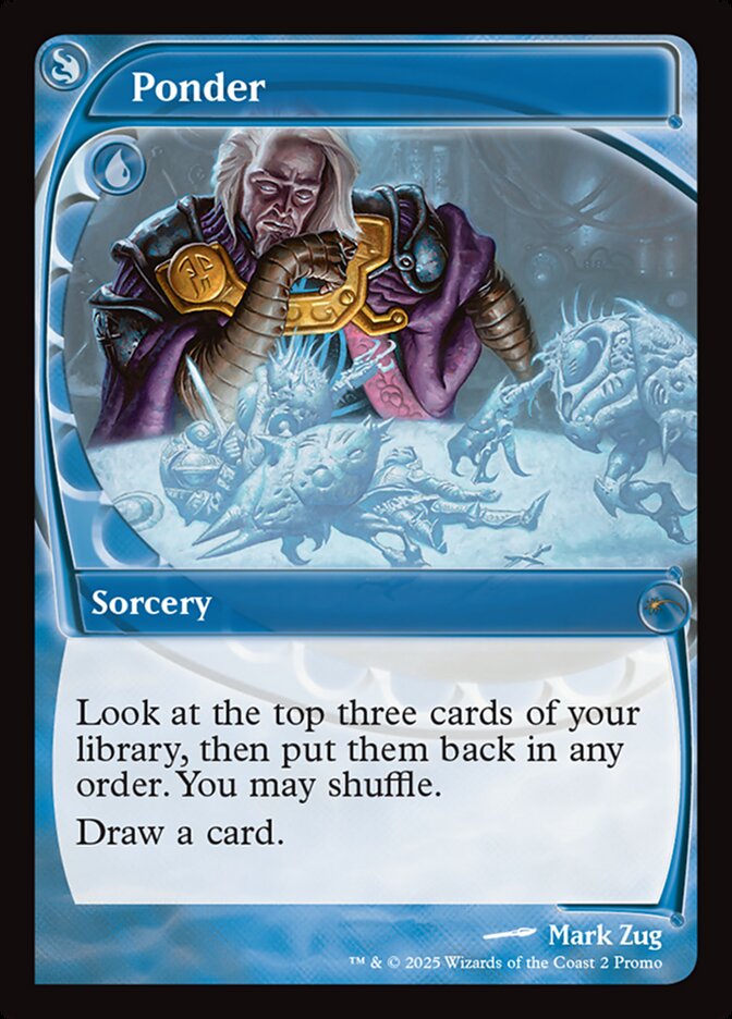 Ponder 2 (MagicFest Cards)  - Future Sight Foil | Good Games Morley