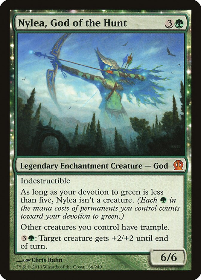 Nylea, God of the Hunt 166/249 (Theros)  | Good Games Morley
