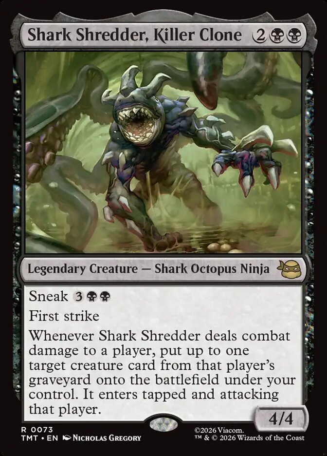 Shark Shredder, Killer Clone 73/190 (Teenage Mutant Ninja Turtles)  | Good Games Morley