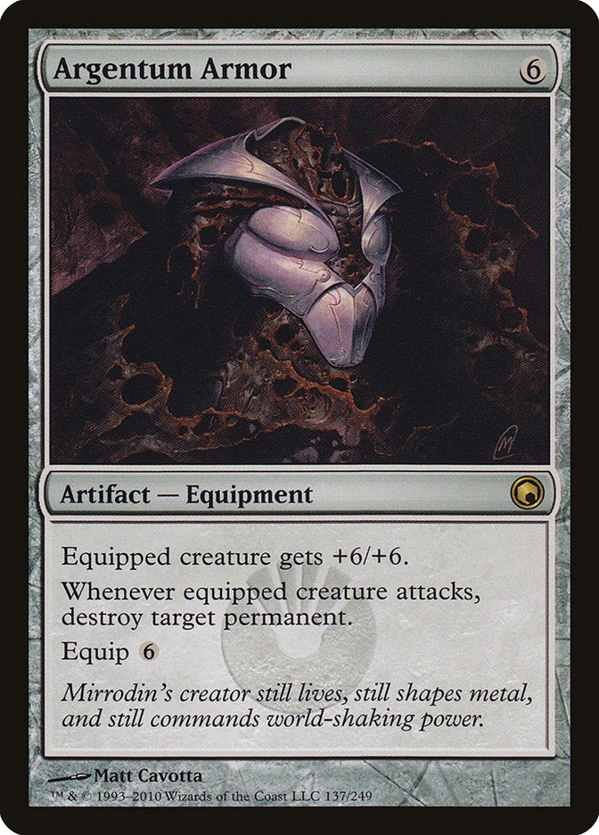 Argentum Armor 137/249 (Scars of Mirrodin)  - Foil | Good Games Morley