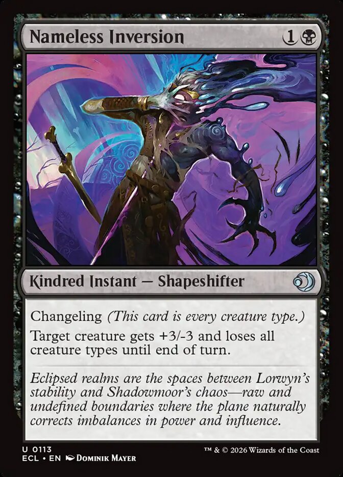 Nameless Inversion 113/273 (Lorwyn Eclipsed)  - Foil | Good Games Morley