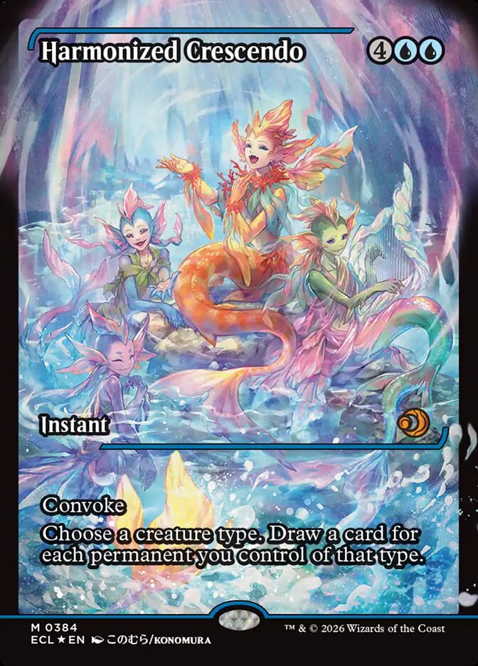Harmonized Crescendo 384 (Lorwyn Eclipsed)  - Showcase Foil | Good Games Morley