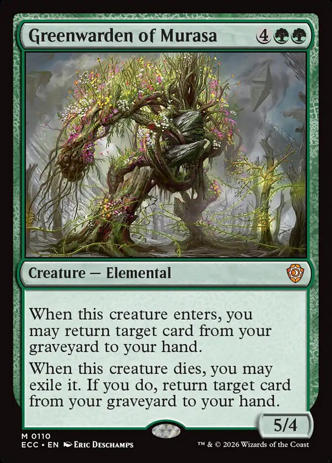 Greenwarden of Murasa 110/176 (Commander: Lorwyn Eclipsed)  | Good Games Morley