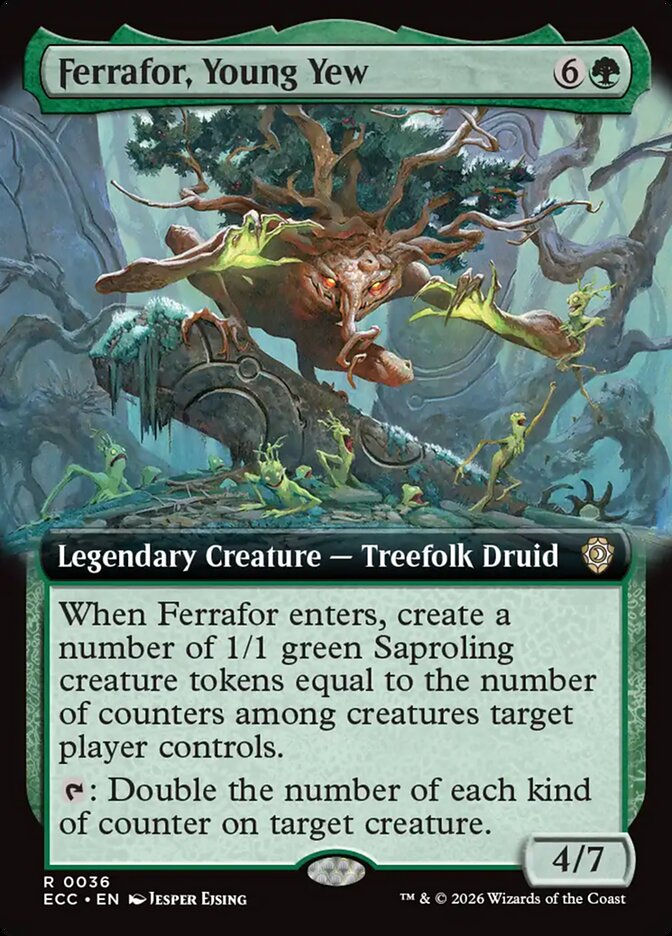 Ferrafor, Young Yew  36/176 (Commander: Lorwyn Eclipsed)  - Extended Art | Good Games Morley