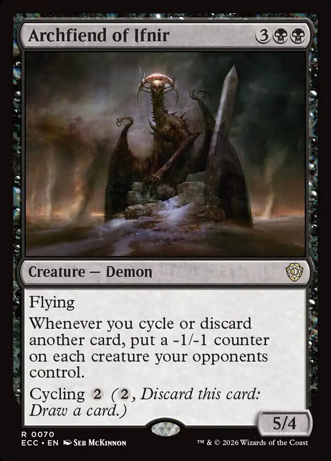 Archfiend of Ifnir 70/176 (Commander: Lorwyn Eclipsed)  | Good Games Morley