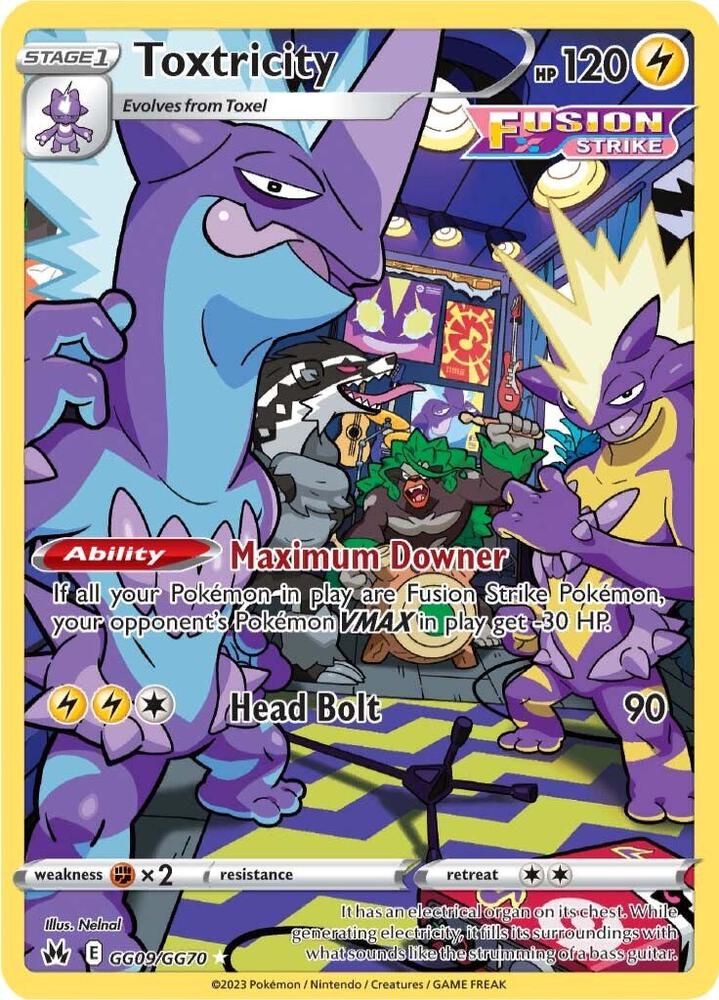 Toxtricity GG09/GG70 (Crown Zenith: Galarian Gallery)  - Holofoil | Good Games Morley