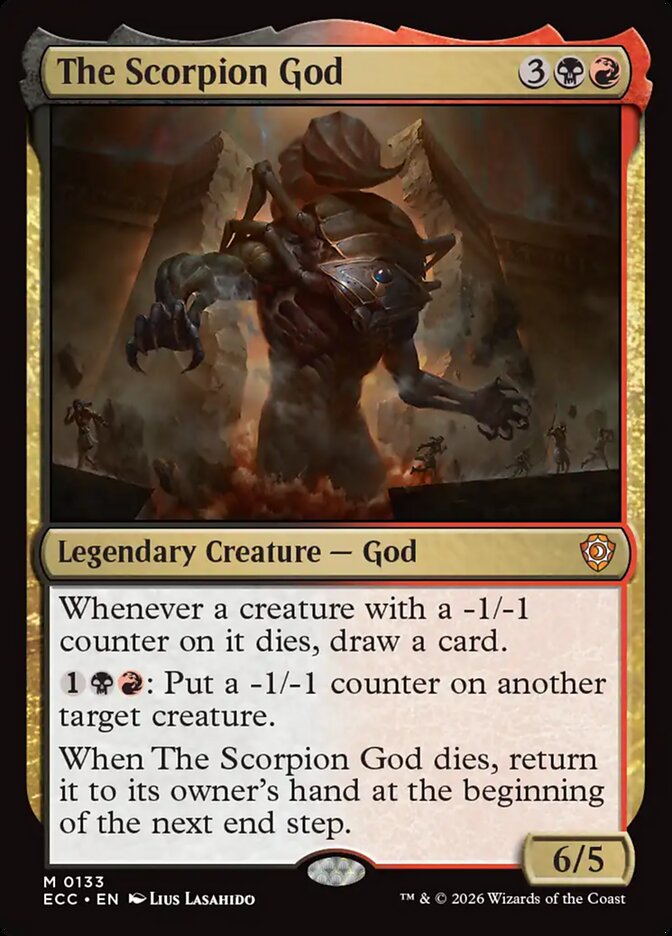 The Scorpion God 133/176 (Commander: Lorwyn Eclipsed)  | Good Games Morley