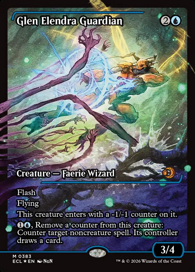 Glen Elendra Guardian 383 (Lorwyn Eclipsed)  - Showcase Foil | Good Games Morley