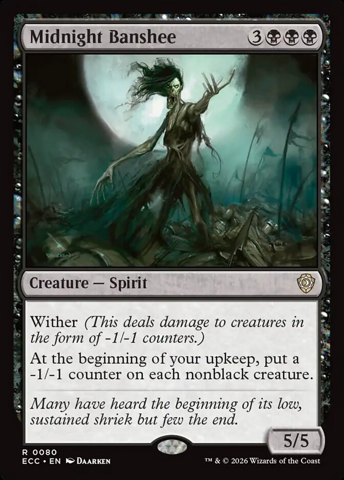 Midnight Banshee 80 (Commander: Lorwyn Eclipsed)  | Good Games Morley