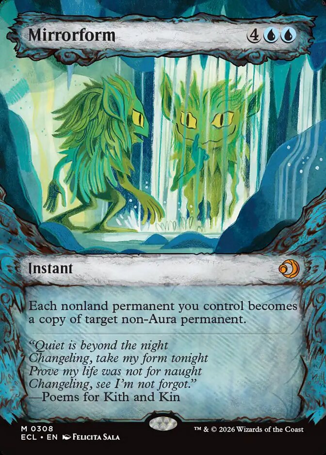 Mirrorform  308/273 (Lorwyn Eclipsed)  - Showcase Foil | Good Games Morley