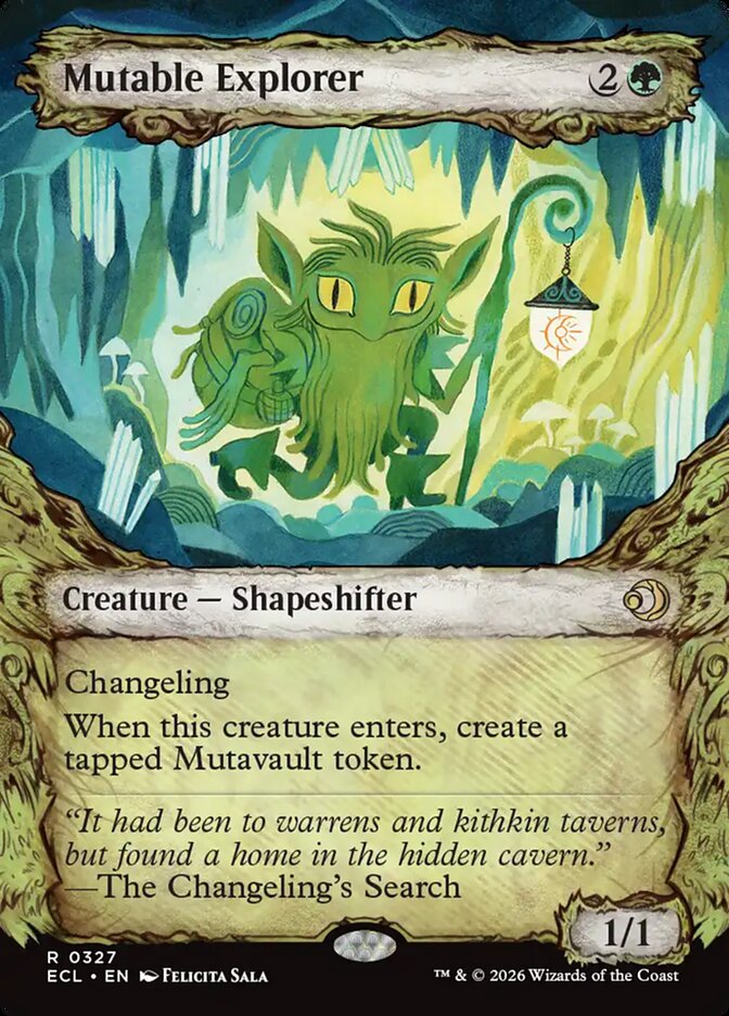 Mutable Explorer  327/273 (Lorwyn Eclipsed)  - Showcase Foil | Good Games Morley
