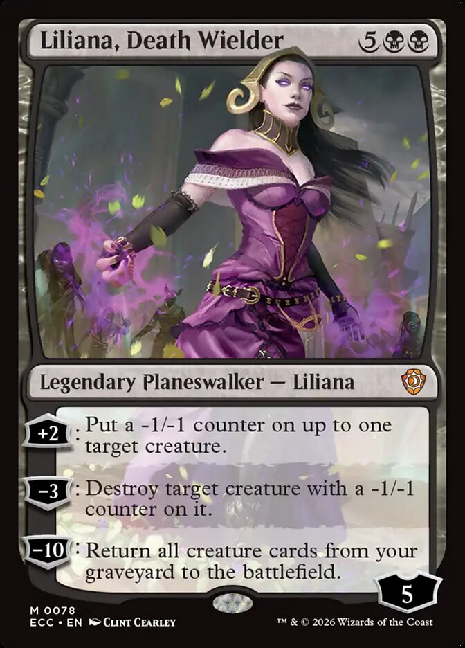Liliana, Death Wielder 78 (Commander: Lorwyn Eclipsed)  | Good Games Morley