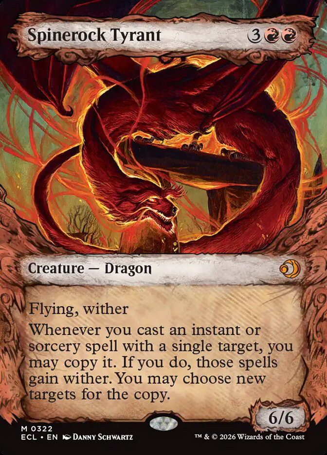 Spinerock Tyrant  322 (Lorwyn Eclipsed)  - Showcase Foil | Good Games Morley