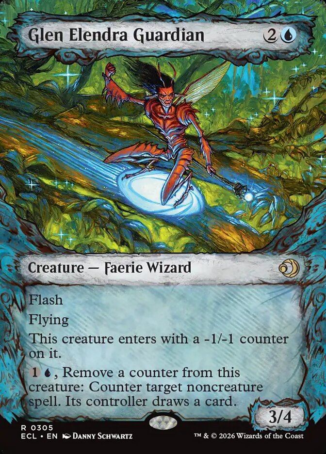 Glen Elendra Guardian  305 (Lorwyn Eclipsed)  - Showcase Foil | Good Games Morley