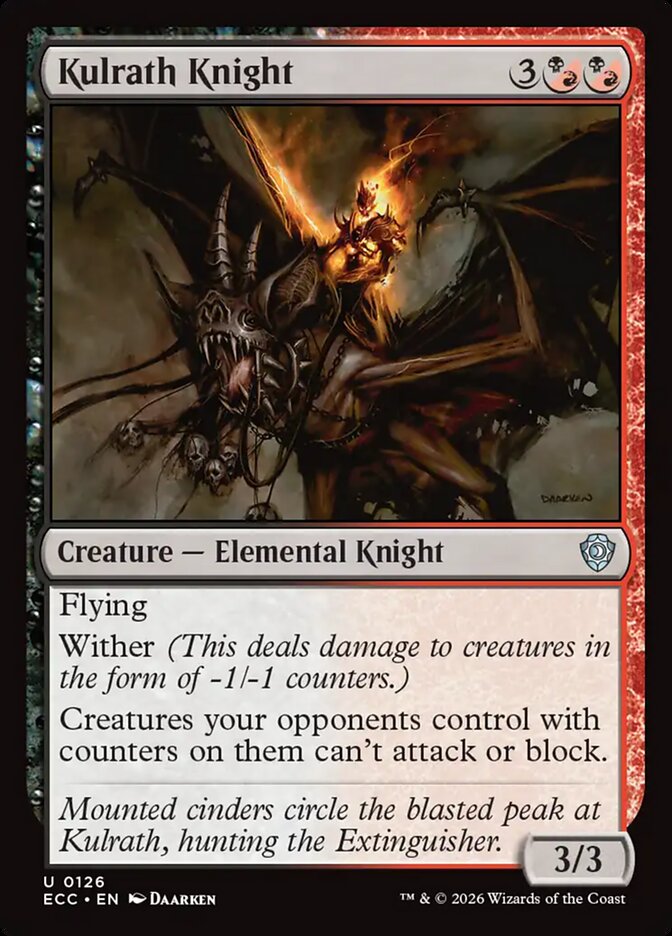 Kulrath Knight 126/176 (Commander: Lorwyn Eclipsed)  | Good Games Morley