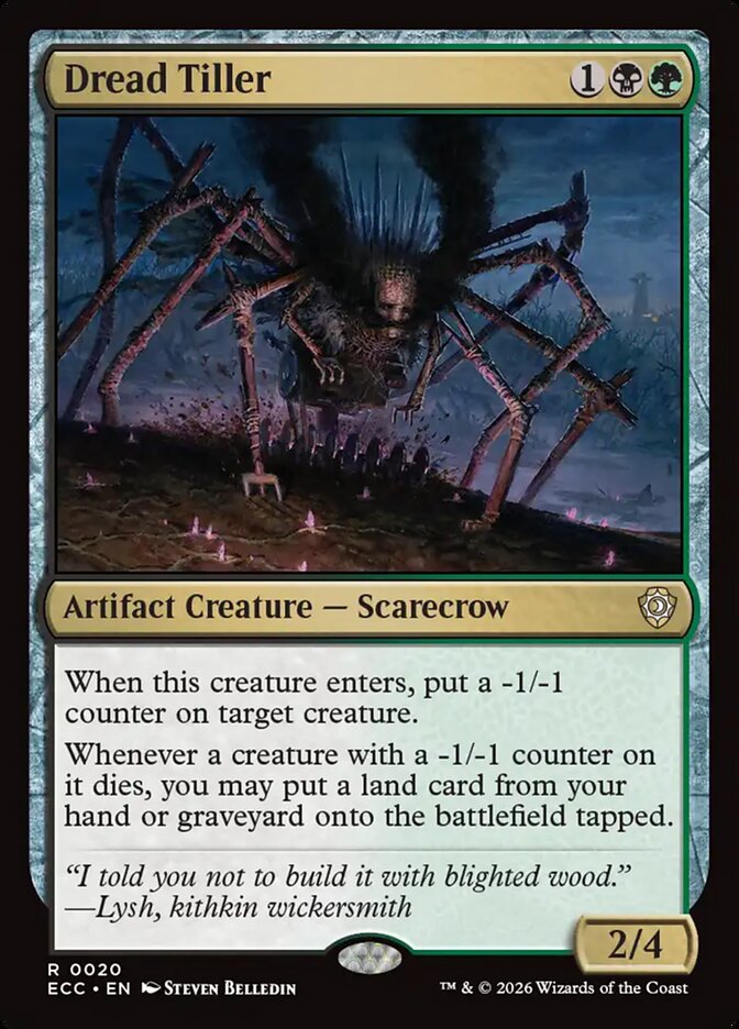 Dread Tiller 20/176 (Commander: Lorwyn Eclipsed)  | Good Games Morley