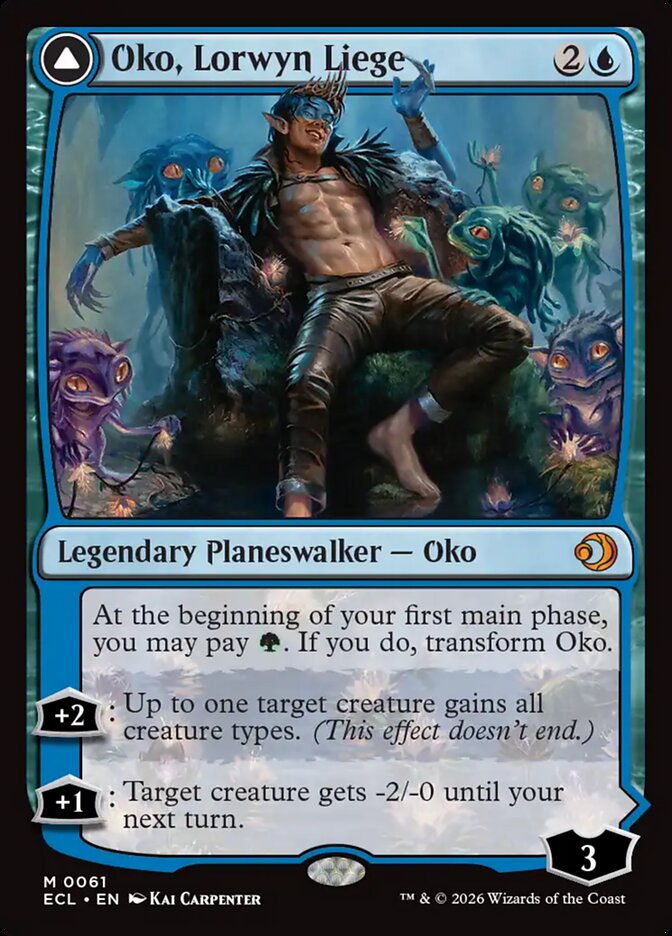 Oko, Lorwyn Liege // Oko, Shadowmoor Scion 61/273 (Lorwyn Eclipsed)  | Good Games Morley