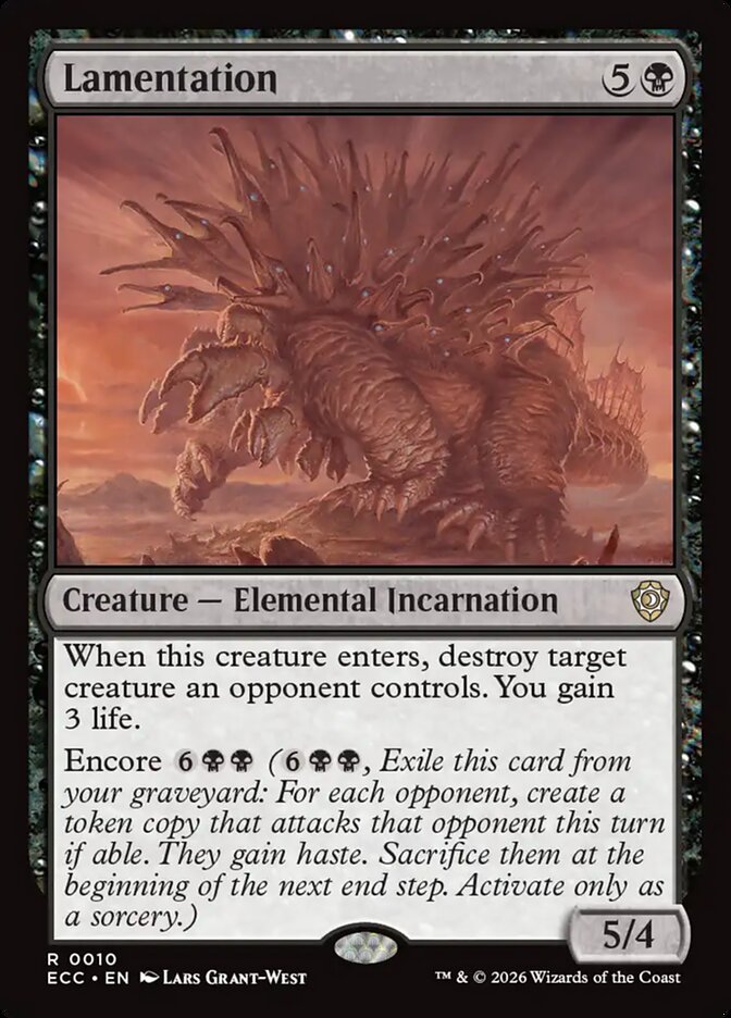 Lamentation 10 (Commander: Lorwyn Eclipsed)  | Good Games Morley