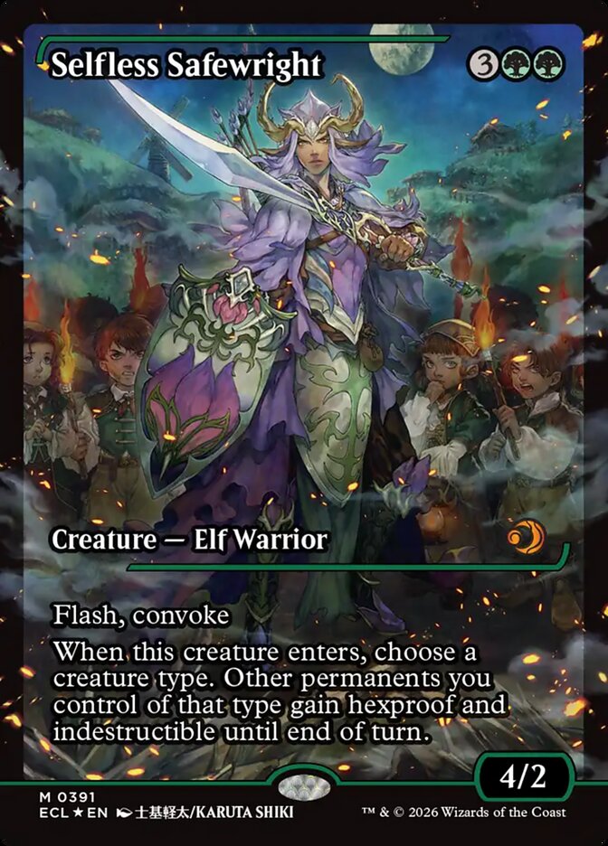 Selfless Safewright 391/273 (Lorwyn Eclipsed)  - Showcase Foil | Good Games Morley