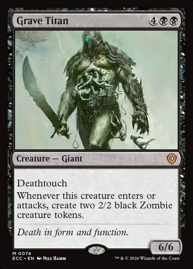 Grave Titan 74/176 (Commander: Lorwyn Eclipsed)  | Good Games Morley