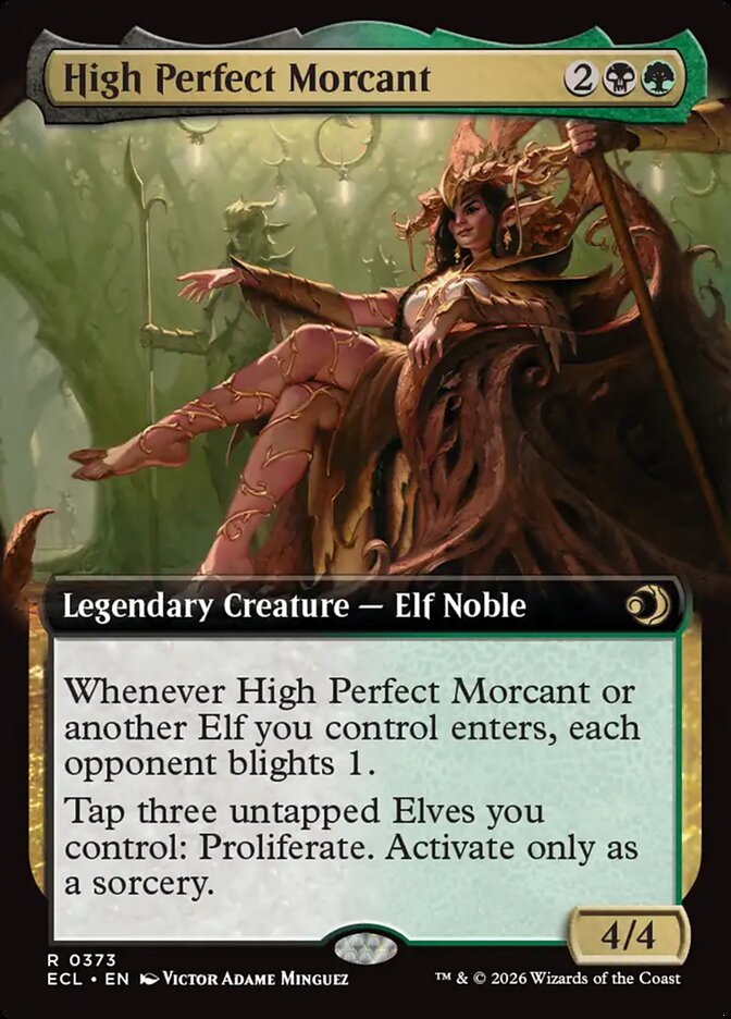 High Perfect Morcant  373/273 (Lorwyn Eclipsed)  - Extended Art Foil | Good Games Morley