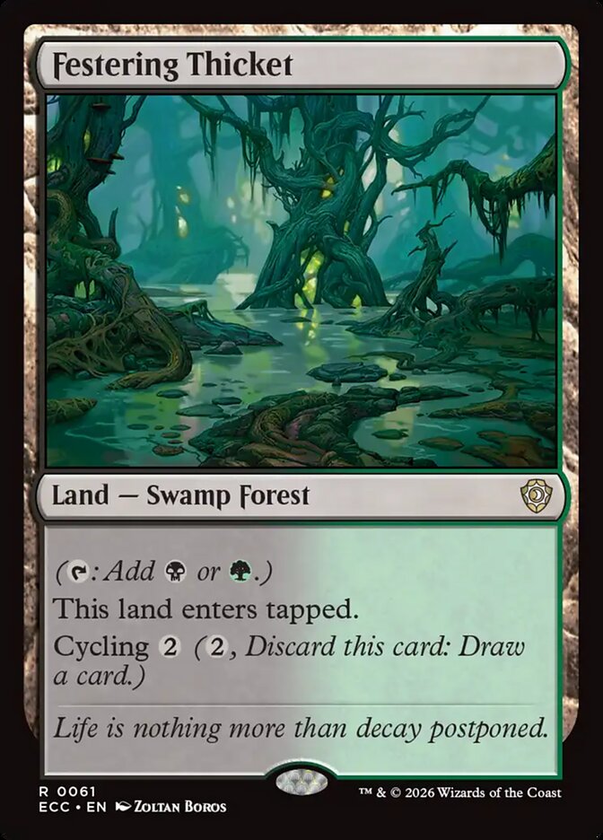 Festering Thicket 61/176 (Commander: Lorwyn Eclipsed)  | Good Games Morley