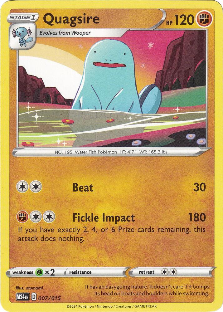 Quagsire 007/015 (McDonald's Promos 2024)  | Good Games Morley