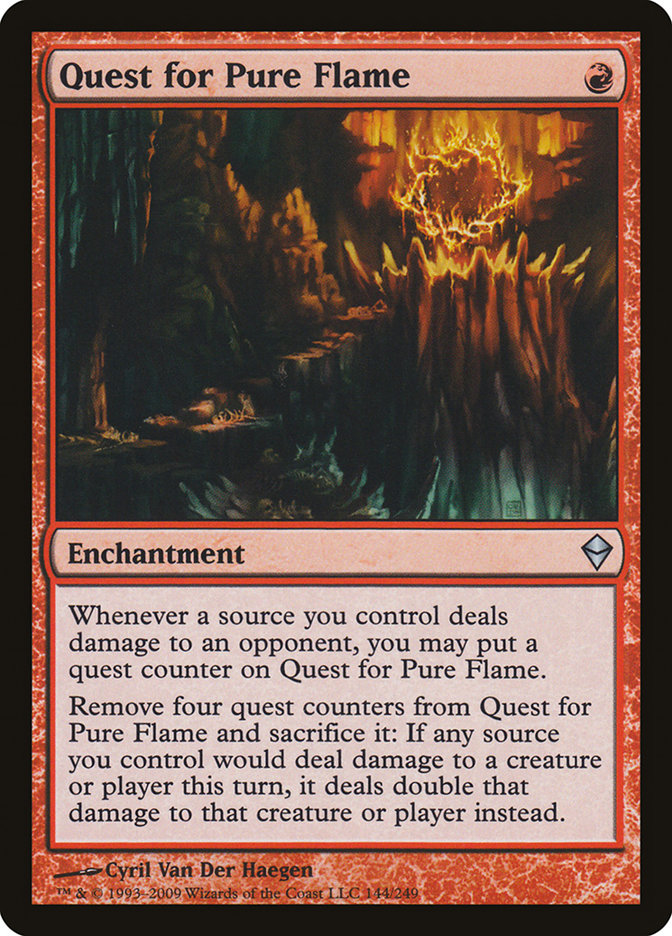 Quest for Pure Flame 144/249 (Zendikar)  | Good Games Morley