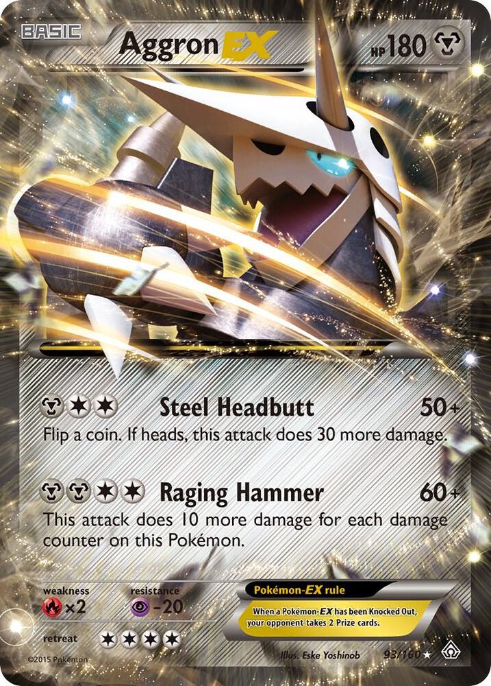 Aggron EX 93/160 (XY - Primal Clash)  - Holofoil | Good Games Morley