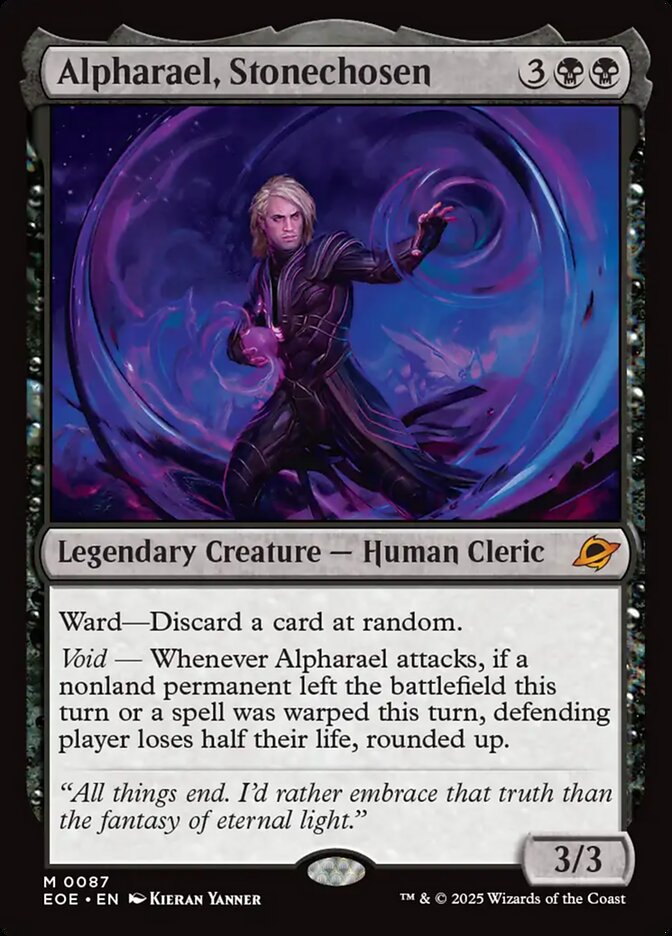 Alpharael, Stonechosen 87 (Edge of Eternities)  - Foil | Good Games Morley