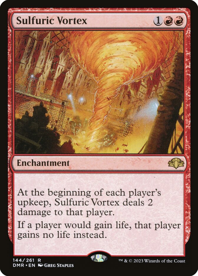 Sulfuric Vortex 144 (Dominaria Remastered)  | Good Games Morley